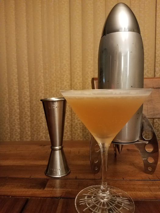 NH Sidecar with rocket shaker and Japanese style jigger